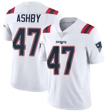 Julian Ashby Youth Limited White New England Patriots Vapor Untouchable Jersey