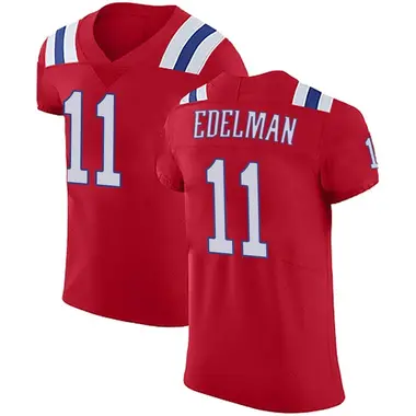 Julian Edelman Men's Elite Red New England Patriots Vapor Untouchable Alternate Jersey
