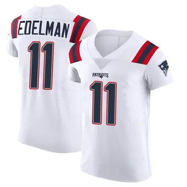Julian Edelman Men's Elite White New England Patriots Vapor Untouchable Jersey