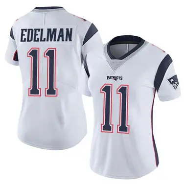 Julian Edelman Women's Limited White New England Patriots Vapor Untouchable Jersey