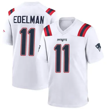 Julian Edelman Youth Game White New England Patriots Jersey