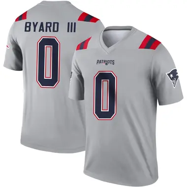Kevin Byard III Men's Legend Gray New England Patriots Inverted Jersey