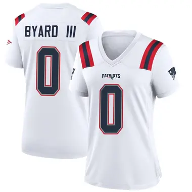 Kevin Byard III Women's Game White New England Patriots Jersey