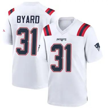 Kevin Byard Men's Game White New England Patriots Jersey