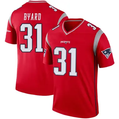 Kevin Byard Men's Legend Red New England Patriots Inverted Jersey