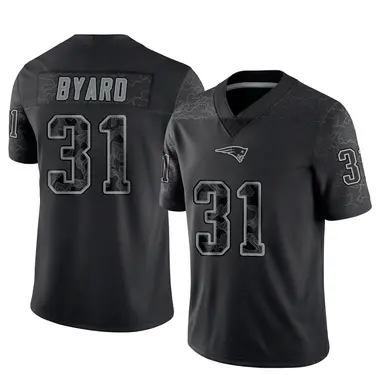 Kevin Byard Men's Limited Black New England Patriots Reflective Jersey
