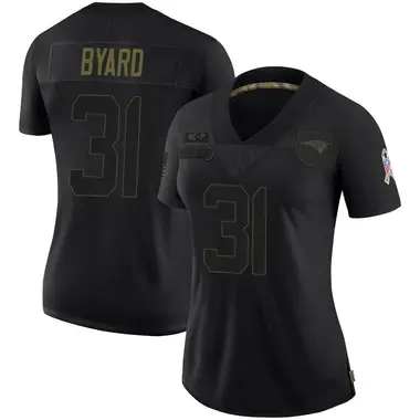 Kevin Byard Women's Limited Black New England Patriots 2020 Salute To Service Jersey
