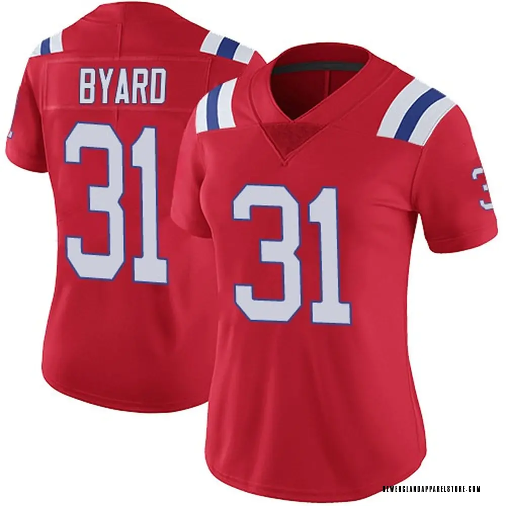 Kevin Byard Women's Limited Red New England Patriots Vapor Untouchable Alternate Jersey
