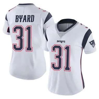 Kevin Byard Women's Limited White New England Patriots Vapor Untouchable Jersey