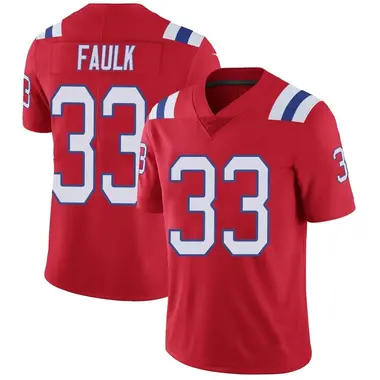 Kevin Faulk Men's Limited Red New England Patriots Vapor Untouchable Alternate Jersey