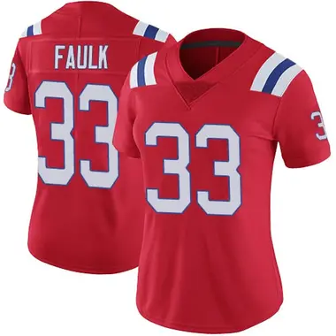 Kevin Faulk Women's Limited Red New England Patriots Vapor Untouchable Alternate Jersey