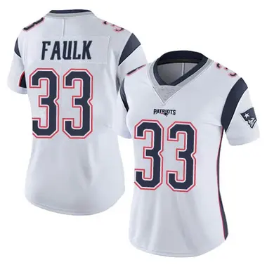 Kevin Faulk Women's Limited White New England Patriots Vapor Untouchable Jersey