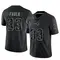 Kevin Faulk Youth Limited Black New England Patriots Reflective Jersey