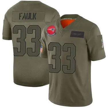 Kevin Faulk Youth Limited Camo New England Patriots 2019 Salute to Service Jersey