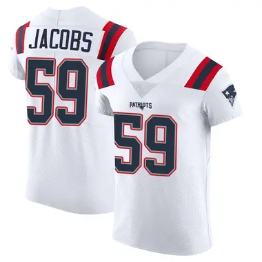 Khalil Jacobs Men's Elite White New England Patriots Vapor Untouchable Jersey
