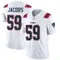 Khalil Jacobs Men's Limited White New England Patriots Vapor Untouchable Jersey