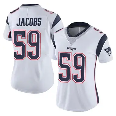 Khalil Jacobs Women's Limited White New England Patriots Vapor Untouchable Jersey