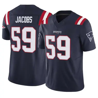Khalil Jacobs Youth Limited Navy New England Patriots Vapor F.U.S.E. Jersey