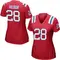 Kindle Vildor Women's Game Red New England Patriots Alternate Jersey