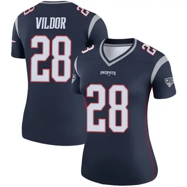 Kindle Vildor Women's Legend Navy New England Patriots Jersey