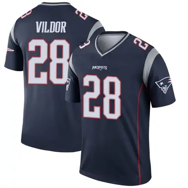 Kindle Vildor Youth Legend Navy New England Patriots Jersey