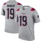 Kobee Minor Men's Legend Gray New England Patriots Inverted Jersey
