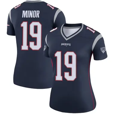 Kobee Minor Women's Legend Navy New England Patriots Jersey