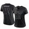 Kobee Minor Women's Limited Black New England Patriots Reflective Jersey