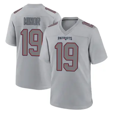Kobee Minor Youth Game New England Patriots Silver Atmosphere Fashion Jersey