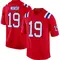 Kobee Minor Youth Game Red New England Patriots Alternate Jersey