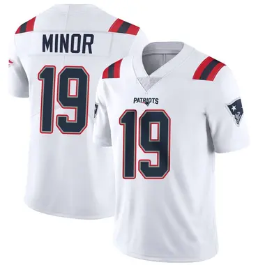 Kobee Minor Youth Limited White New England Patriots Vapor Untouchable Jersey