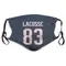 Matt LaCosse Name & Number Navy New England Patriots Face Mask