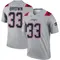 Mike Brown Men's Legend Gray New England Patriots Inverted Jersey