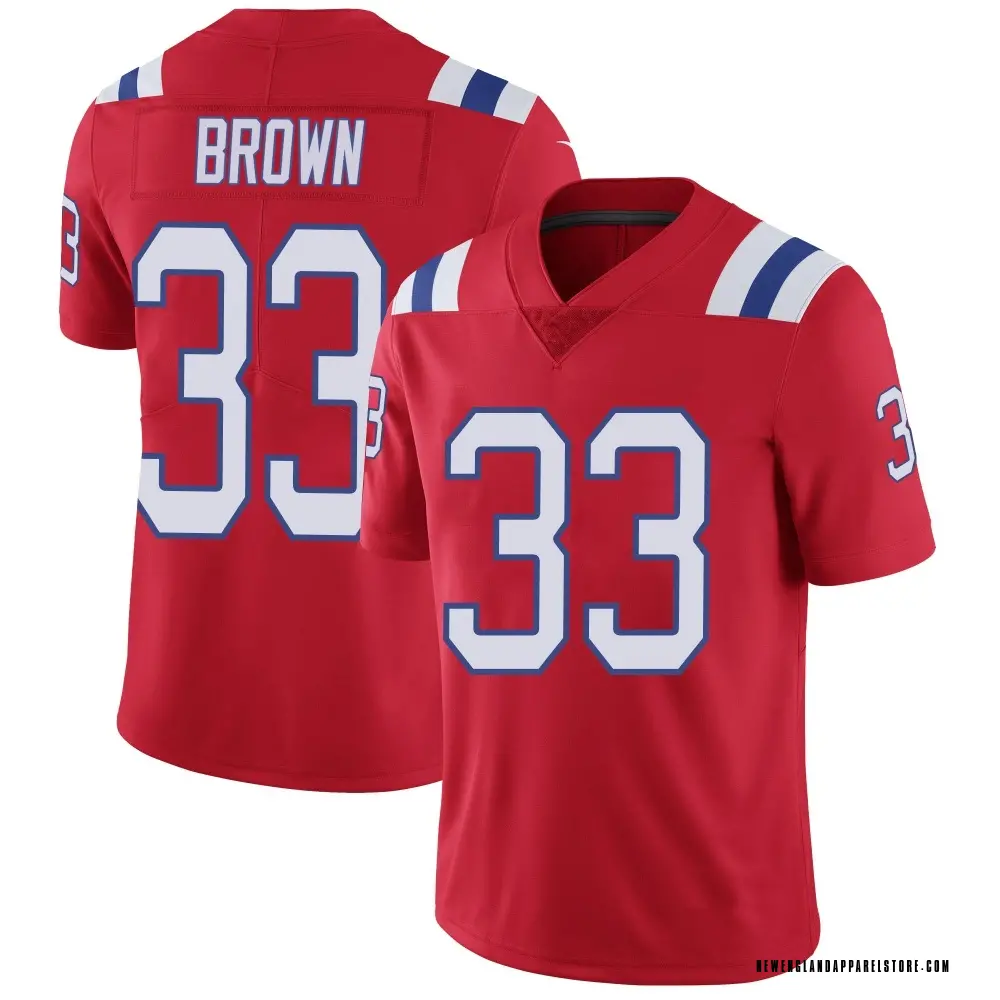 Mike Brown Men's Limited Red New England Patriots Vapor Untouchable Alternate Jersey