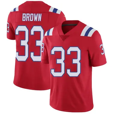 Mike Brown Men's Limited Red New England Patriots Vapor Untouchable Alternate Jersey