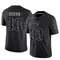 Mike Brown Youth Limited Black New England Patriots Reflective Jersey