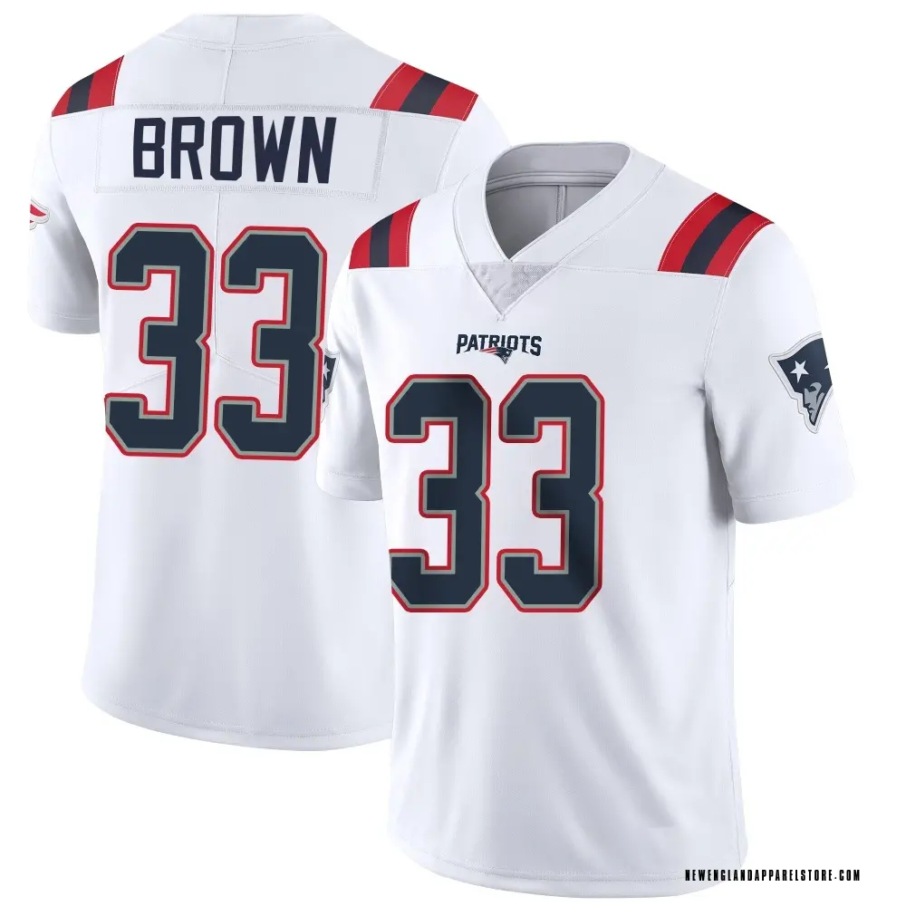 Mike Brown Youth Limited White New England Patriots Vapor Untouchable Jersey