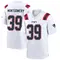 Myles Montgomery Youth Game White New England Patriots Jersey