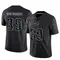 Myles Montgomery Youth Limited Black New England Patriots Reflective Jersey