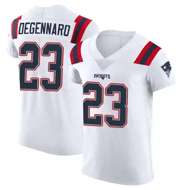 Nick DeGennaro Men's Elite White New England Patriots Vapor Untouchable Jersey