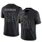 Nick DeGennaro Men's Limited Black New England Patriots Reflective Jersey