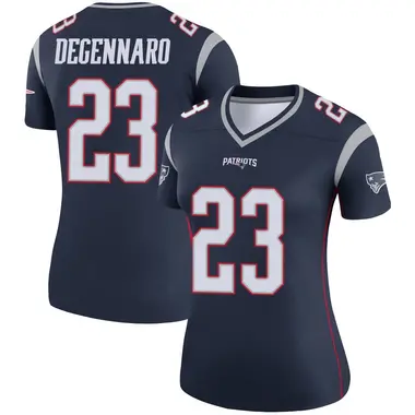 Nick DeGennaro Women's Legend Navy New England Patriots Jersey