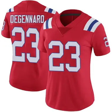 Nick DeGennaro Women's Limited Red New England Patriots Vapor Untouchable Alternate Jersey