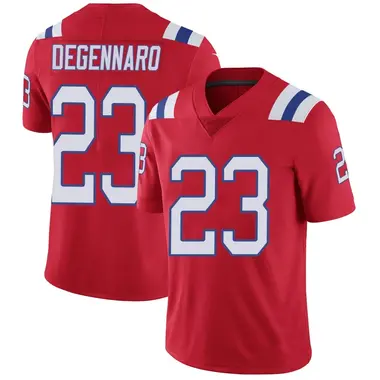 Nick DeGennaro Youth Limited Red New England Patriots Vapor Untouchable Alternate Jersey