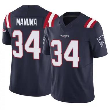 Peter Manuma Men's Limited Navy New England Patriots Vapor F.U.S.E. Jersey