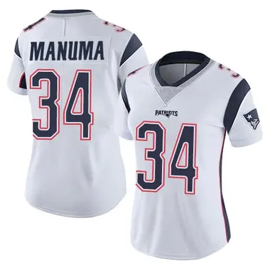 Peter Manuma Women's Limited White New England Patriots Vapor Untouchable Jersey