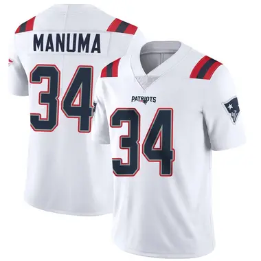 Peter Manuma Youth Limited White New England Patriots Vapor Untouchable Jersey