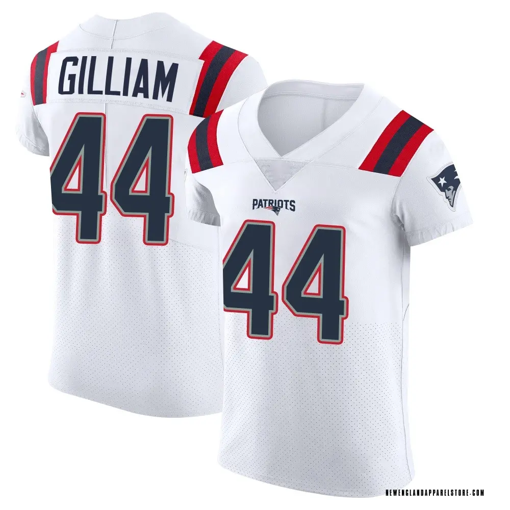 Reggie Gilliam Men's Elite White New England Patriots Vapor Untouchable Jersey