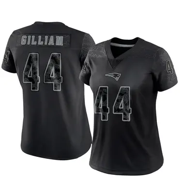 Reggie Gilliam Women's Limited Black New England Patriots Reflective Jersey