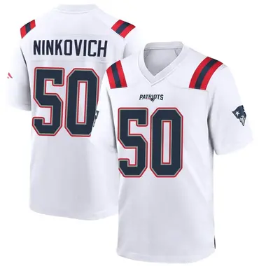 Rob Ninkovich Men's Game White New England Patriots Jersey